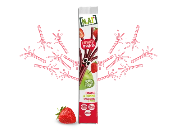 n-a-funny-fruits-stick-de-fruits-fraise-16g image 1