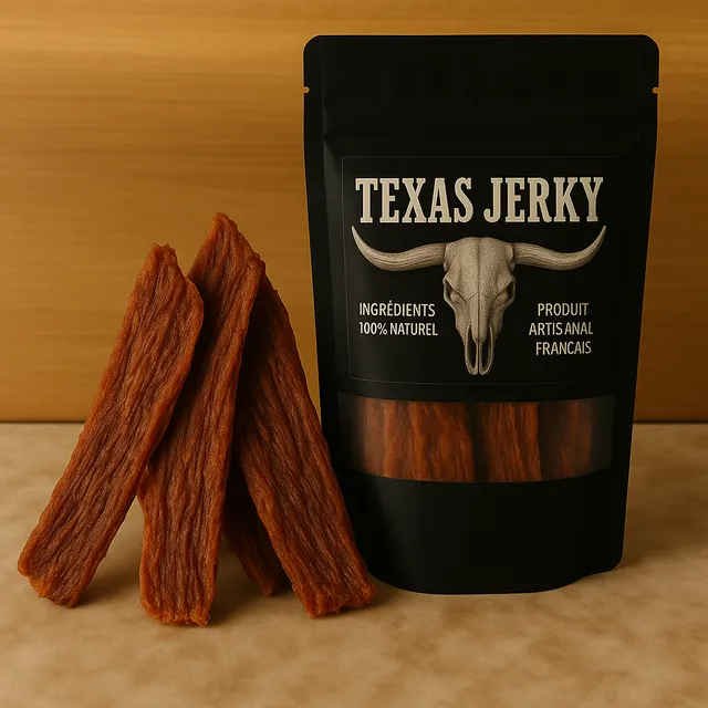 le-jerky-fran-ais-jerky-de-porc-pulled-pork-bbq-100-g image 1