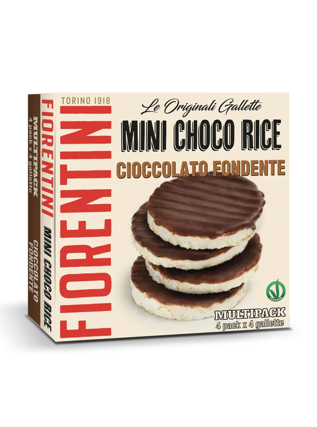fiorentini-mini-gallette-di-riso-chocolat-fondant-multipack-4x16g image 1