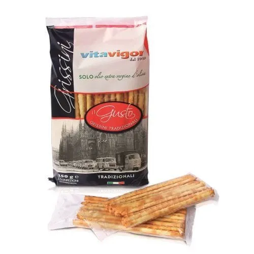 vitavigor-il-gusto-tradizionali-grissini-zig-zag-classiques-250g image 1