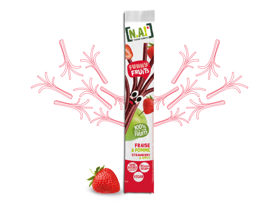 n-a-funny-fruits-stick-de-fruits-fraise-16g image 1