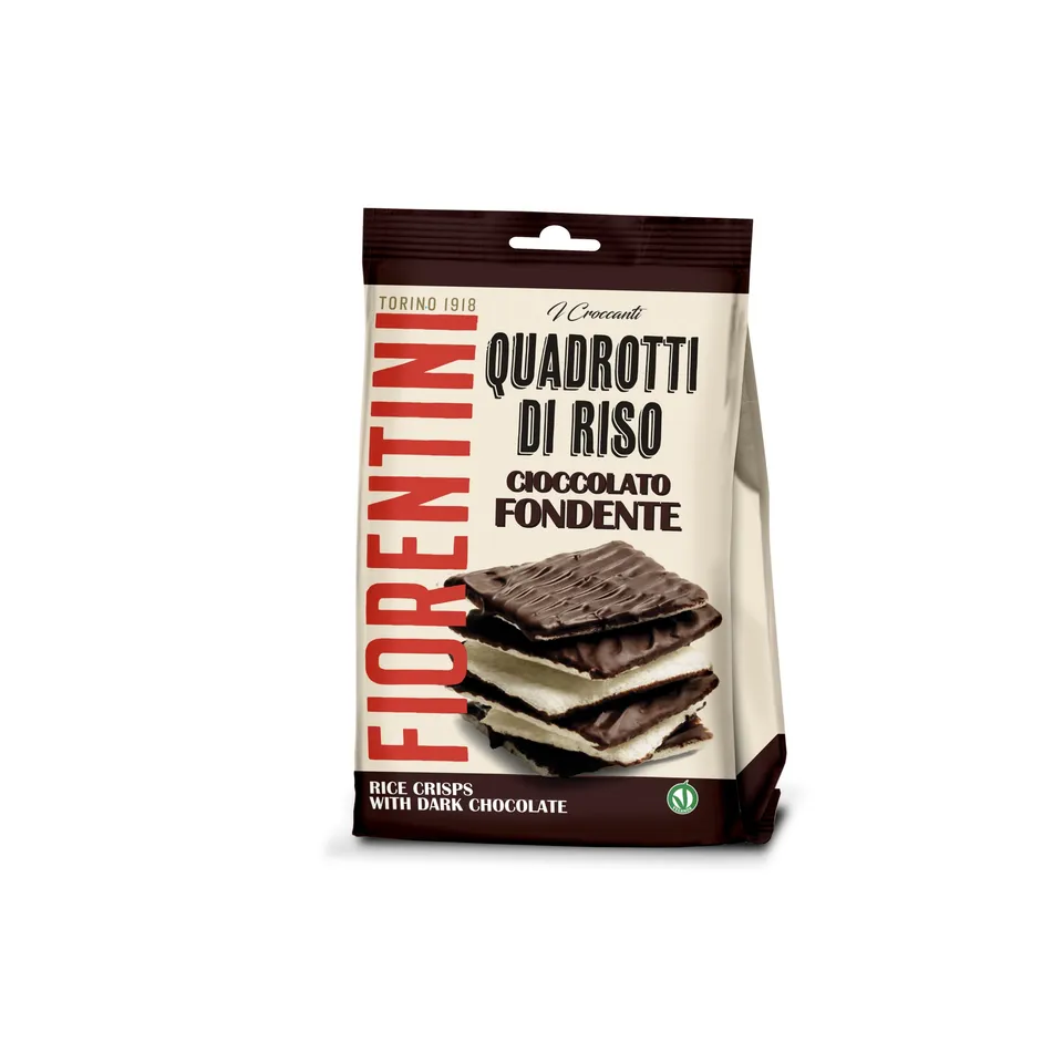 fiorentini-quadrotti-de-riz-au-chocolat-noir-crackers-sucr-s-80g image 1